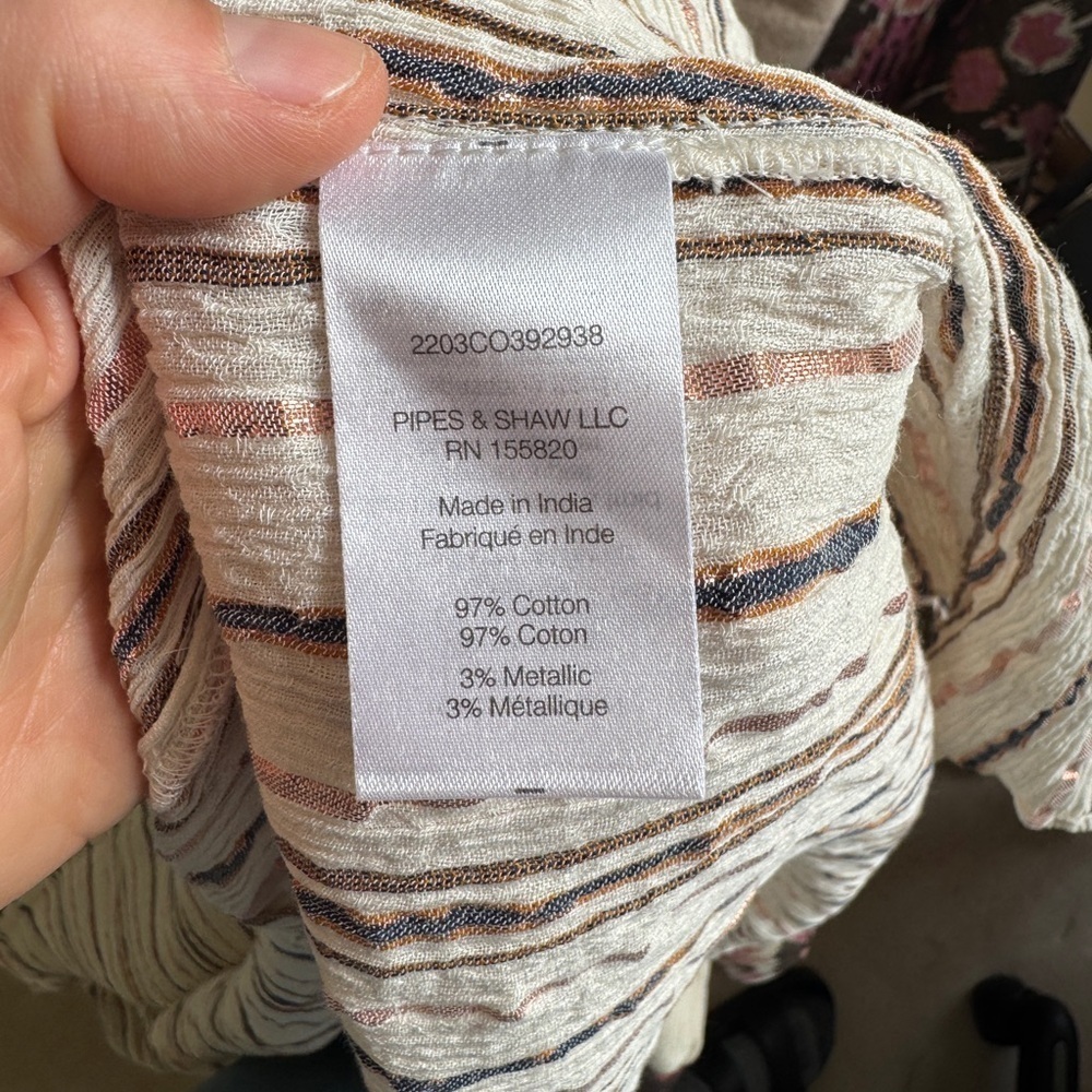 Veronica Beard Cotton Striped Maxi Dress XS - Picture 11 of 11